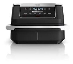 Doppel Heißluftfritteuse 6,6 l 2470 W  AF550EU (Schwarz, Silber) 