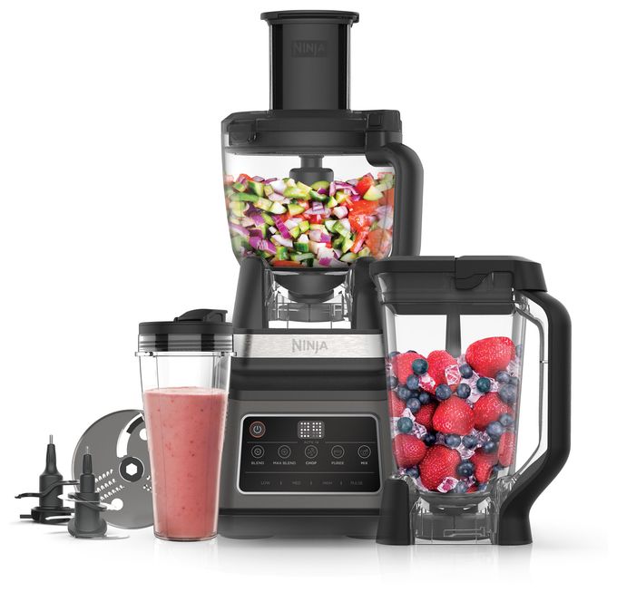 1,8 l Standmixer 3 Geschwindigkeiten 1200 W  BN800EU (Schwarz, Silber) 