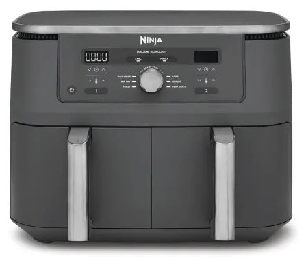 Doppel Heißluftfritteuse 9,5 l 2470 W  DZ400EU (Grau) 