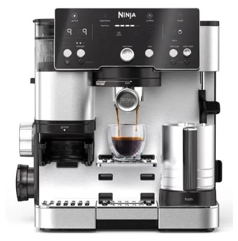 Siebträger Kaffeemaschine 9 bar 1650 W  ES501EU (Schwarz, Edelstahl) 