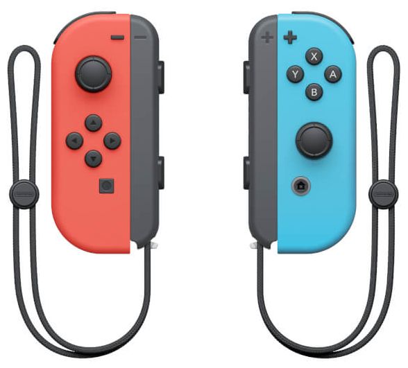 Joy Con 2er Set Analog / Digital Gamepad Nintendo Switch kabellos (Blau, Rot) 