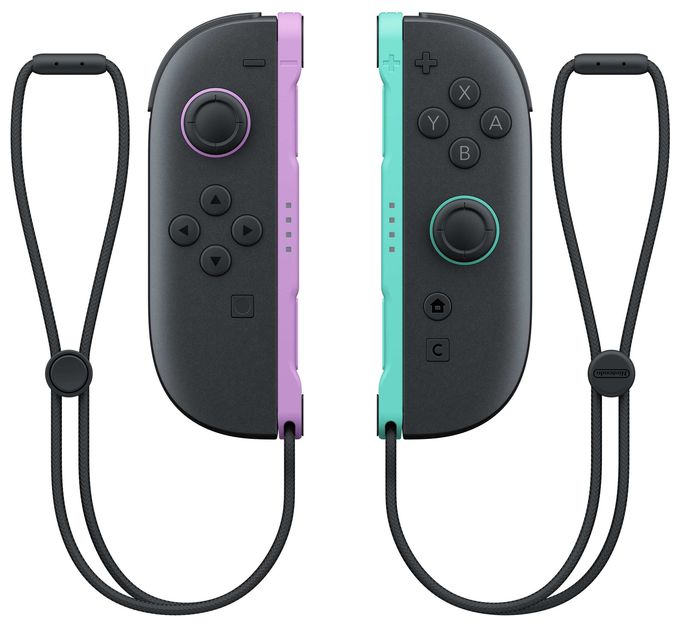 Analog / Digital Gamepad für Nintendo Switch 2 (Schwarz, Hellgrün, Violett) Joy-Con 2 