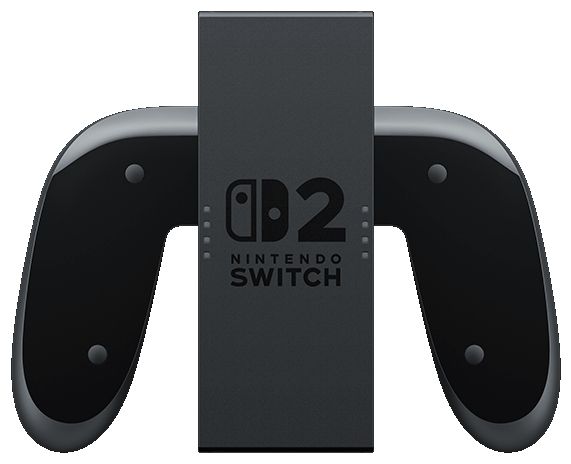 Steuerungsgrip Nintendo Switch 2 Joy-Con 2 (Schwarz, Transparent) Joy-Con 2 Aufladehalterung 