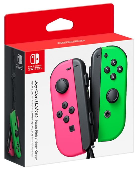 Analog / Digital Gamepad für Nintendo Switch 2 (Schwarz, Pink, Hellgrün) Joy-Con 2er Set 