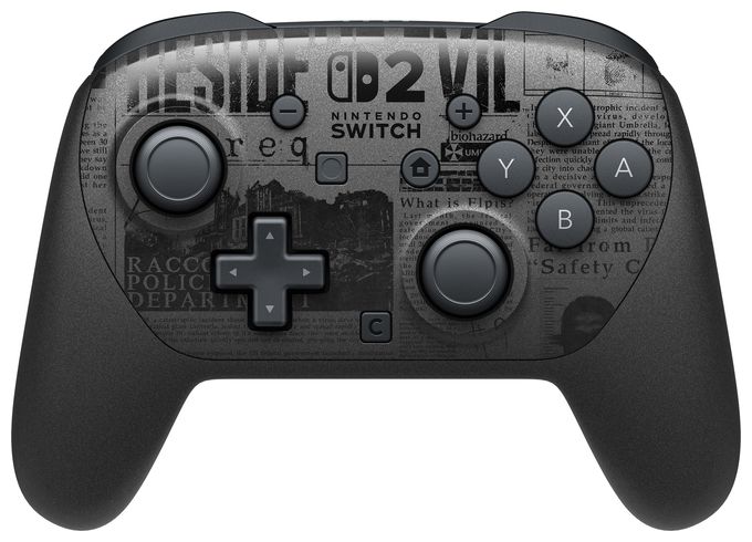 Analog / Digital Gamepad für Nintendo Switch 2  Switch 2 Pro Controller - Resident Evil Requiem Edition (Schwarz) 