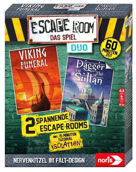 Brettspiel bis zu 3 Spielern ab 16 Jahr(e) Escape Room Das Spiel Duo - Sultan & Vikings 