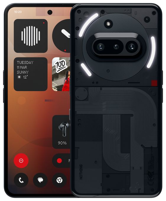 256 GB 5G Smartphone 17,2 cm (6.77") 2,5 GHz Android 50 MP Dreifach Kamera Dual Sim WiFi 6  Phone (3a) (Schwarz) 