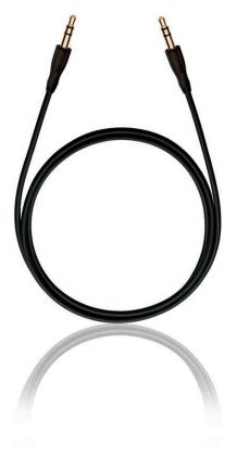 Stecker 3,5 mm Klinke auf 3,5 mm Klinke 0,75 m  84017 Audiokabel (Schwarz) 