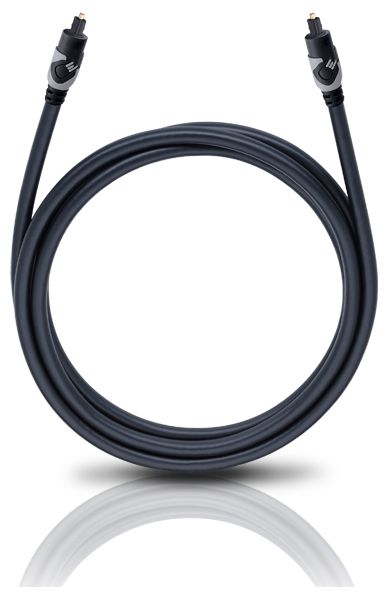 Stecker 1,5 m  Easy Connect Opto MK II optisches Digitalkabel (Schwarz) 