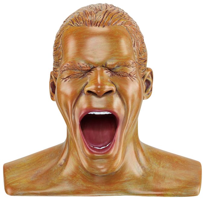 Headset-Ständer  Kopfhörerständer Scream Anniversery (Gold) 