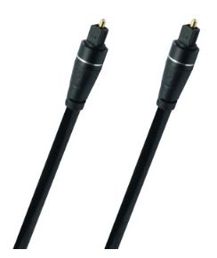 Stecker Toslink auf Toslink 0,75 m  Opto Link optisches Digitalkabel (Schwarz) 