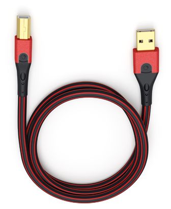Stecker USB B auf USB A 7,5 m  USB Evolution B (Schwarz, Rot) 