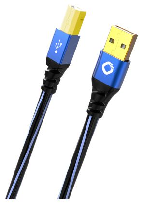 0,48 Gbit/s Stecker Rundkabel USB A auf USB C 7,5 m  USB Plus B (Blau) 