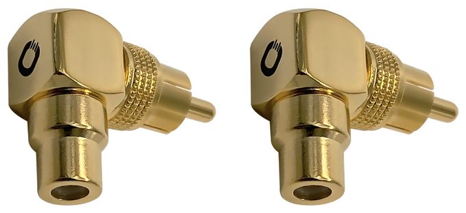 Winkeladapter Cinch 90° 