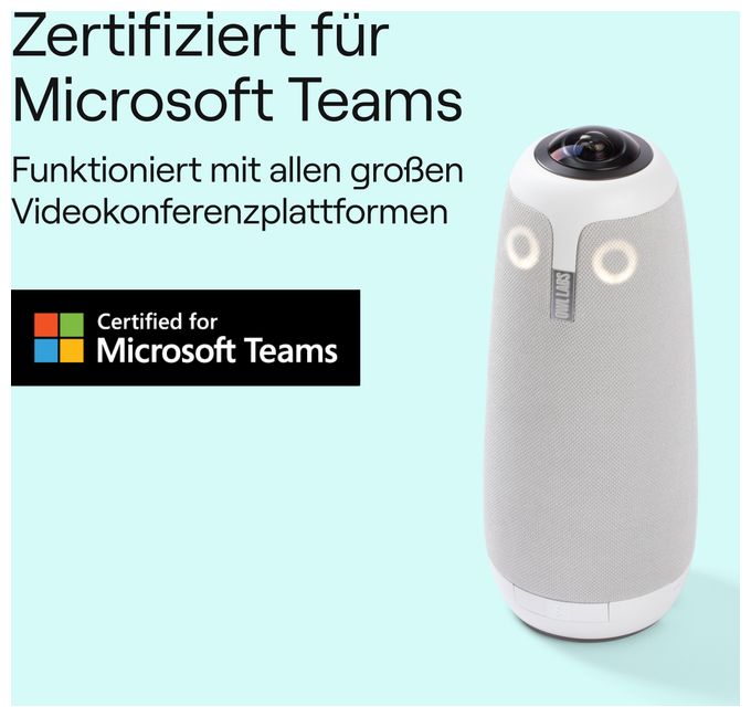 1920 x 1080 Pixel Webcam Gruppen-Videokonferenzsystem  Wlan Meeting Owl 3 