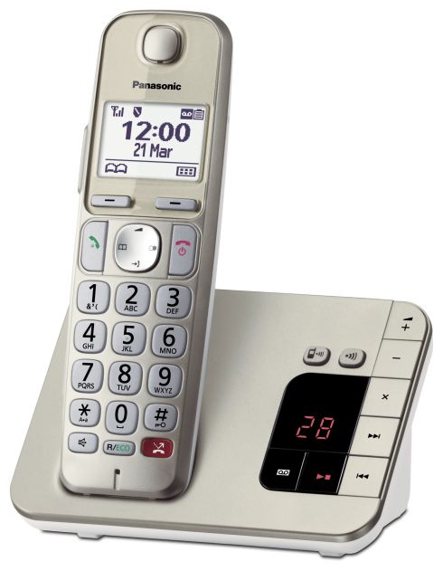 DECT-Telefon  KX-TGE260 (Champagner) 
