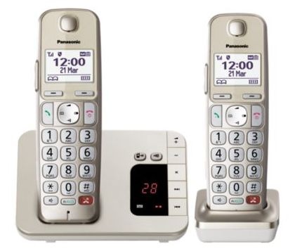 DECT-Telefon  KX-TGE262 (Champagner) 