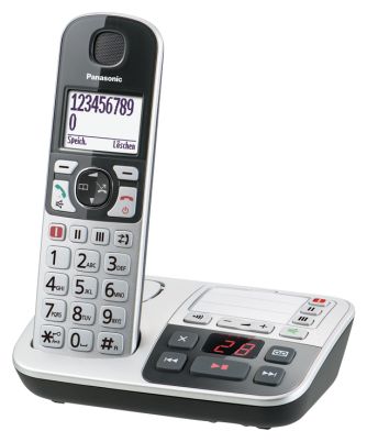 DECT-Telefon  KX-TGE520 (Schwarz/Silber) 