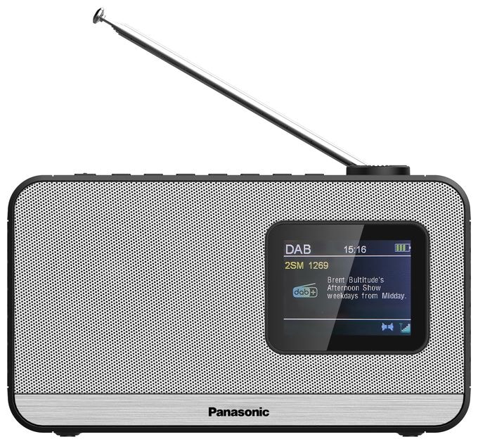 Bluetooth DAB+, FM Radio Tragbar  RF-D15 (Schwarz, Silber) 