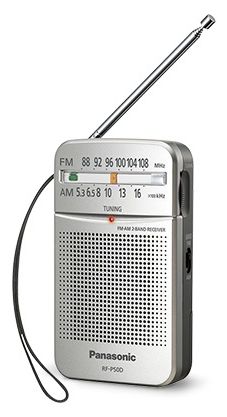 AM, FM Radio Tragbar  RF-P50D (Silber) 