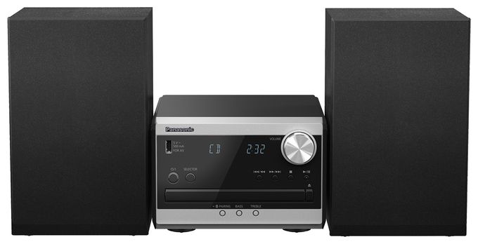 Heim-Audio-Mikrosystem DAB+, FM 20 W Bluetooth  SC-PM272 (Silber) 