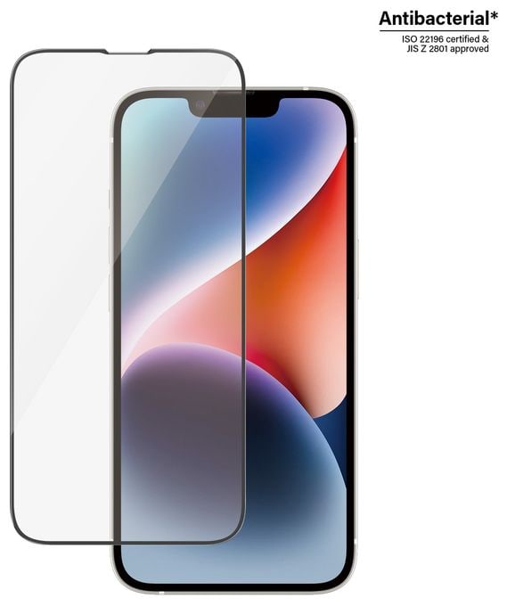 Klare Bildschirmschutzfolie Gehärtetes Glas, Polyethylenterephthalat, Silikon für  Apple Apple - iPhone 14, Apple - iPhone 13, Apple - iPhone 13 Pro Kratzresistent, Schockresistent, Antibakteriell 2783 