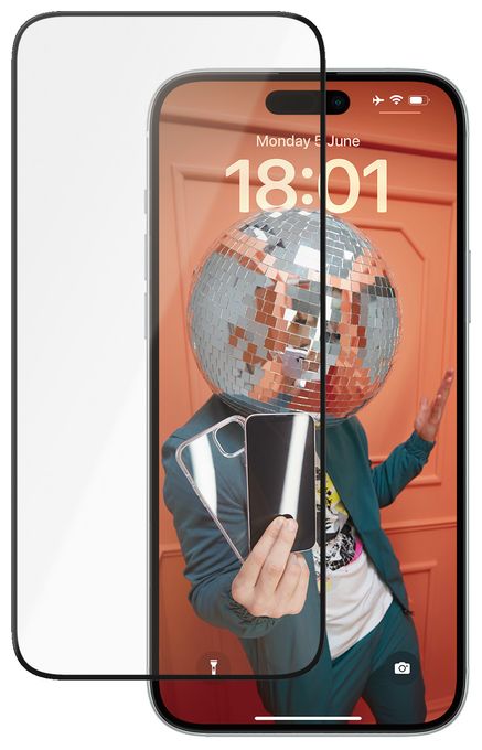 Klare Bildschirmschutzfolie Gehärtetes Glas, Polyethylenterephthalat, Silikon für  Apple Apple - iPhone 15 Plus Kratzresistent, Schockresistent 2839 Ceramic Protection 