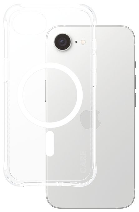 Cover für Apple Apple - iPhone 16e, Apple - iPhone 17e  29845 Care Case (Transparent) 