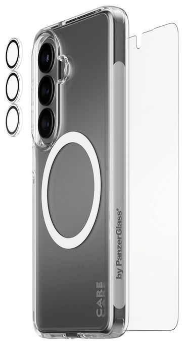 Klare Bildschirmschutzfolie TPU, Gehärtetes Glas, Polyethylenterephthalat, Silikon für Samsung Galaxy S26 3-in-1 Bundle Cover 