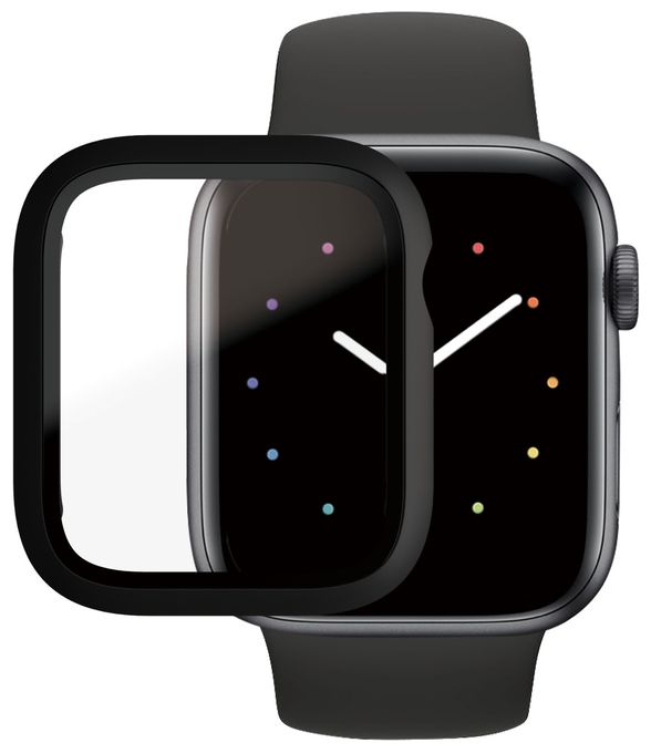 Klare Bildschirmschutzfolie gehärtetes Glas für  Apple Apple - Watch Series 4 44mm, Apple - Watch Series 5 44mm, Apple - Watch Series 6 44mm, Apple - Watch SE 44mm Kratzresistent, Schockresistent, Antibakteriell 3641 Full Body 
