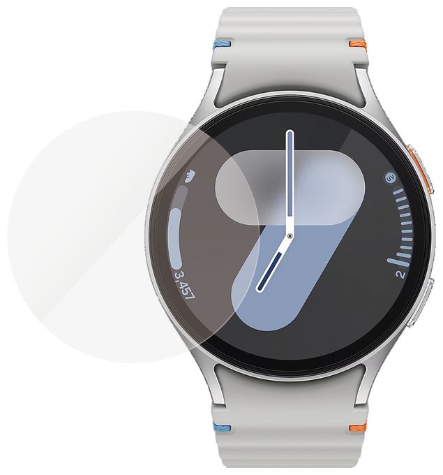 Klare Bildschirmschutzfolie Gehärtetes Glas, Polyethylenterephthalat, Silikon für  Samsung Samsung - Galaxy Watch7 44mm, Samsung - Galaxy Watch8 44mm Kratzresistent, Schockresistent 3710 Displayschutz 
