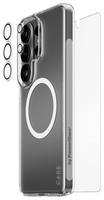 Klare Bildschirmschutzfolie Thermoplastische Polyurethane (TPU), Gehärtetes Glas, Polyethylenterephthalat, Silikon für  Samsung Samsung - Galaxy S26 Ultra Kratzresistent, Schockresistent 46018 3-in-1 Bundle Cover 