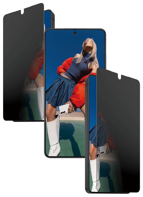 Klare Bildschirmschutzfolie Polyethylenterephthalat, Silikon für  Samsung Samsung - Galaxy S26 Ultra Kratzresistent, Schockresistent 50721 2-Way Privacy 