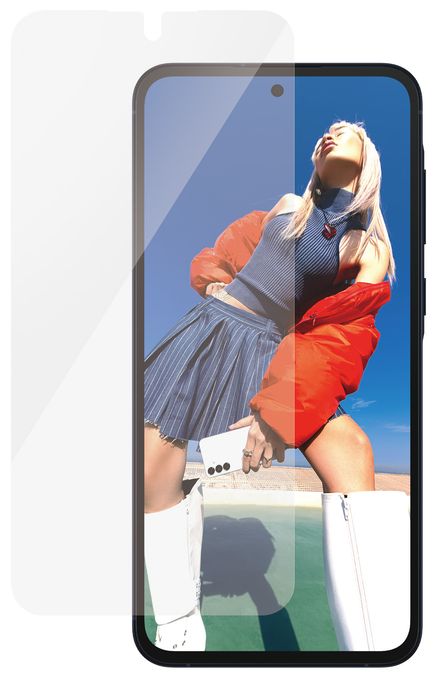 Klare Bildschirmschutzfolie Gehärtetes Glas, Polyethylenterephthalat, Silikon für  Samsung Samsung - Galaxy A55 5G Kratzresistent, Schockresistent 7358 