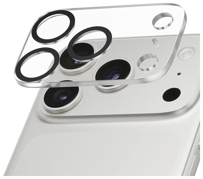 Klare Bildschirmschutzfolie Gehärtetes Glas, Silikon für  Apple Apple - iPhone 17 Pro Kratzresistent, Schockresistent 78947 PicturePerfect Kameraschutz 
