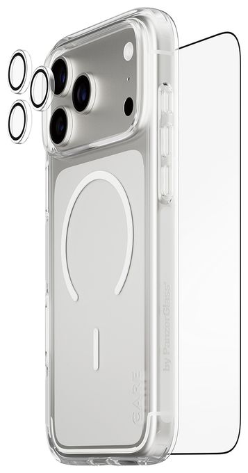 Klare Bildschirmschutzfolie Gehärtetes Glas, Polyethylenterephthalat, Silikon für  Apple Apple - iPhone 17 Pro Max Kratzresistent, Schockresistent 94434 3-in-1 Explorer Set Cover 