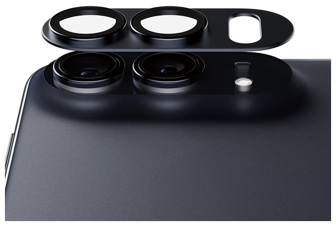 Kameraobjektivschutz Silikon für Apple iPhone Duo Fender 