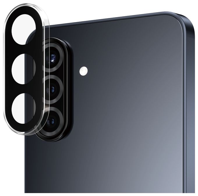 Klare Bildschirmschutzfolie Gehärtetes Glas, Silikon für  Samsung Samsung - Galaxy A56 5G Kratzresistent, Schockresistent Hoops Camera Lens Protection 