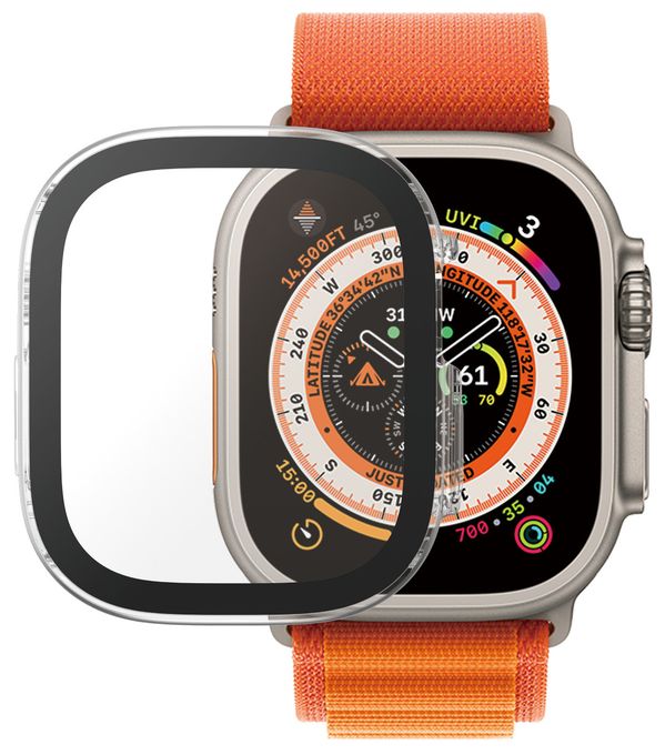 PanzerGlass® Displayschutz Full Body mit D3O Apple Watch Ultra | 49mm | Transparent 