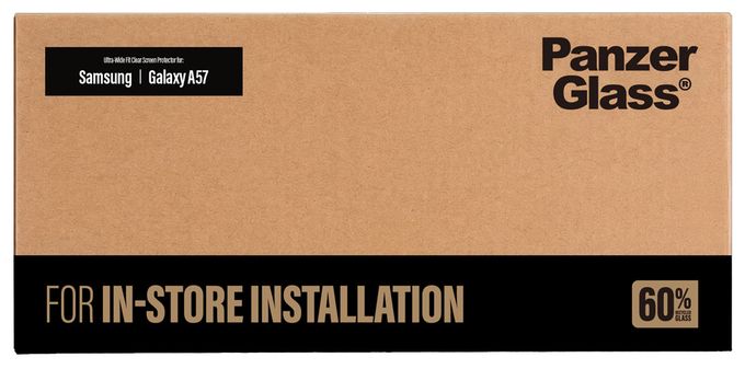 PanzerGlass® Displayschutz Samsung Galaxy A57 5G | Ultra-Wide Fit für FASTFIT Installationsmaschine | 10 pcs 