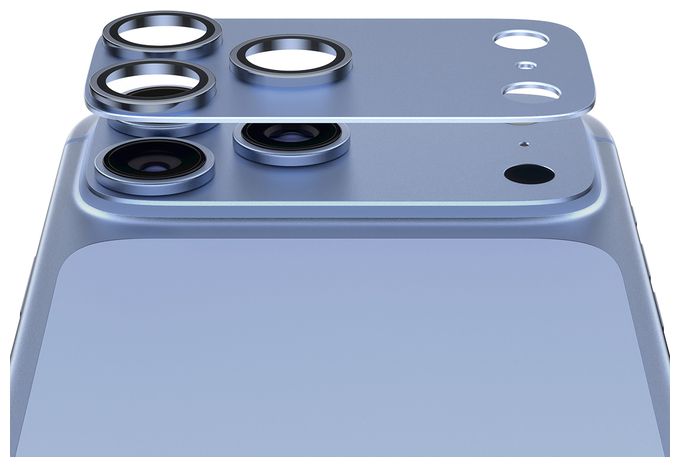 PanzerGlass® Fender Kameraschutz Shades of Blue iPhone 18 Pro Max 