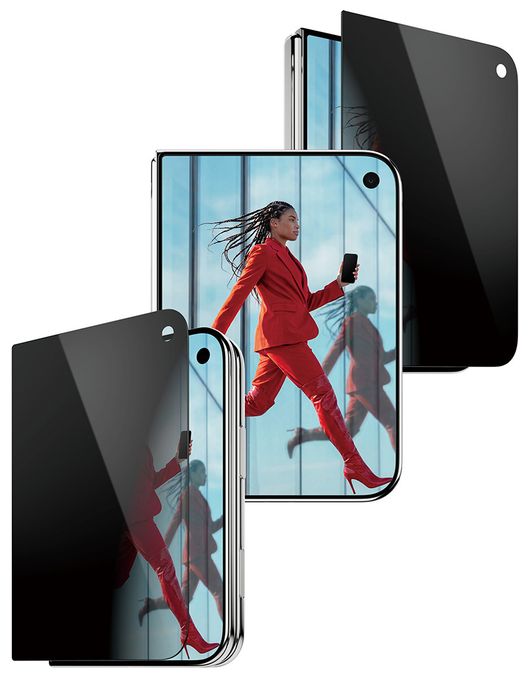 PanzerGlass® Privacy Außendisplay Displayschutz iPhone Duo | RahmenFit m. EasyAligner 