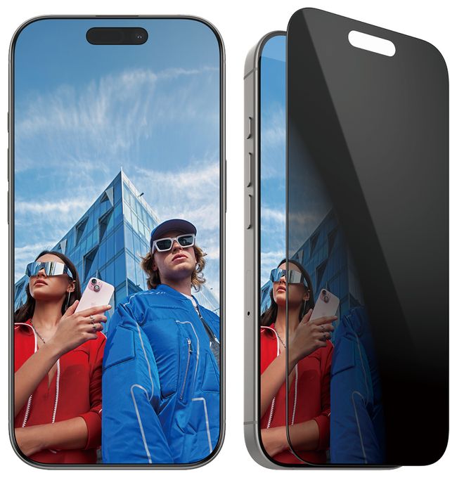 Klare Bildschirmschutzfolie Gehärtetes Glas, Polyethylenterephthalat, Silikon für  Apple Apple - iPhone 16 Pro Kratzresistent, Schockresistent Privacy Displayschutz 