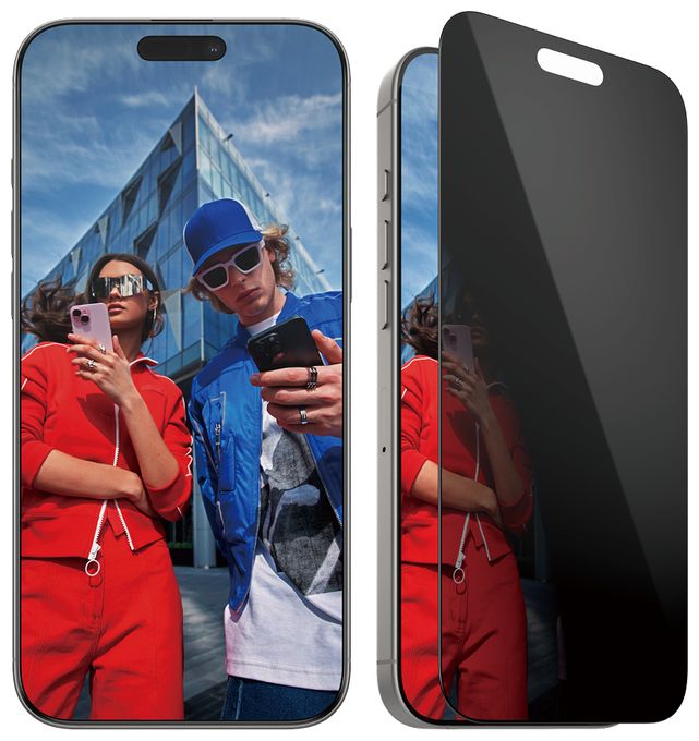 Klare Bildschirmschutzfolie Gehärtetes Glas, Polyethylenterephthalat, Silikon für  Apple Apple - iPhone 16 Pro Max Kratzresistent, Schockresistent Privacy Displayschutz 