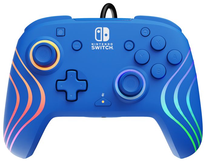 Analog / Digital Gamepad für Nintendo Switch, Nintendo Switch OLED  Afterglow Wave (Blau) 