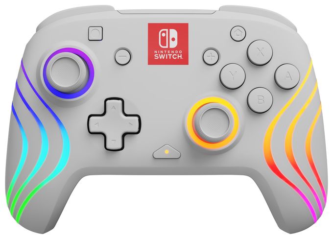 Analog / Digital Gamepad für Nintendo Switch, Nintendo Switch Lite, Nintendo Switch OLED  Afterglow Wave (Weiß) 