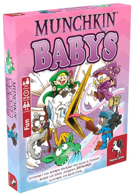 Kartenspiel bis zu 6 Spielern ab 12 Jahr(e) 17031G Munchkin Babys 