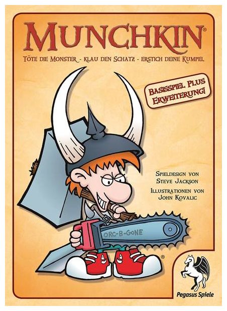 Brettspiel bis zu 6 Spielern ab 12 Jahr(e) 17222G Munchkin 1+2 
