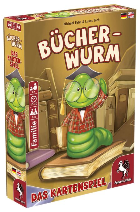 Kartenspiel bis zu 8 Spielern ab 8 Jahr(e) 18322G Bücherwurm - Das Kartenspiel 