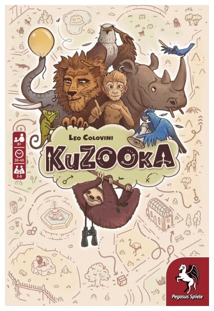 Brettspiel bis zu 6 Spielern ab 8 Jahr(e) 51230G KuZOOka 